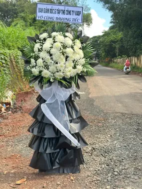 Hoa chia buồn mẫu 8