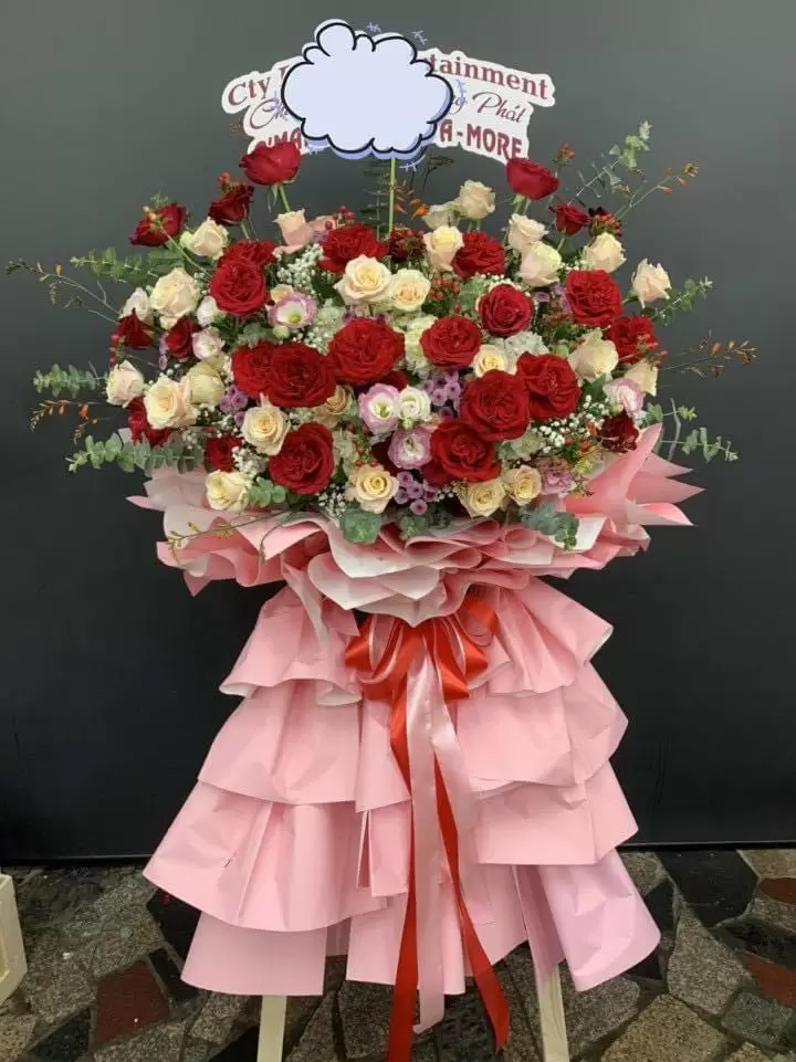 Kệ hoa khai trương - KT02